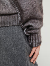 Acne Studios - Sprayed Knit Jumper in Anthracite Grey