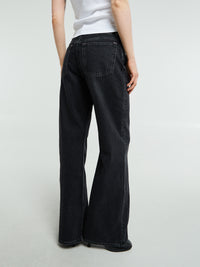 Acne Studios - 2021F Loose Fit Jeans in Vintage Black