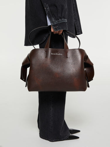 Acne Studios - Musubi Midi Tote Bag in Dark Brown