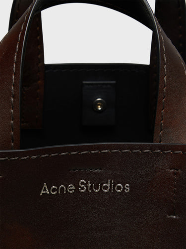 Acne Studios - Musubi Midi Tote Bag in Dark Brown
