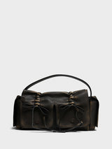 Acne Studios - Multipocket Vintage Bag in Dark Brown and Beige