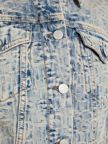 Acne Studios - Denim Jacket in Blue and Beige