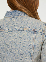 Acne Studios - Denim Jacket in Blue and Beige