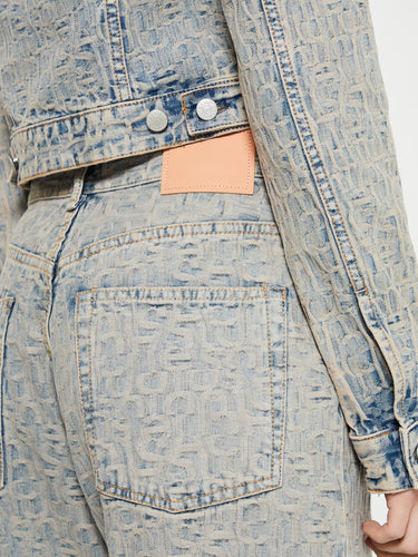 Acne Studios - Denim Jacket in Blue and Beige