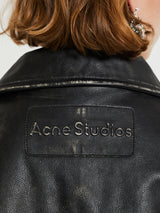 Acne Studios - Leather Jacket in Black