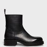 Acne Studios - Sprayed Leather Ankle Boots in Black