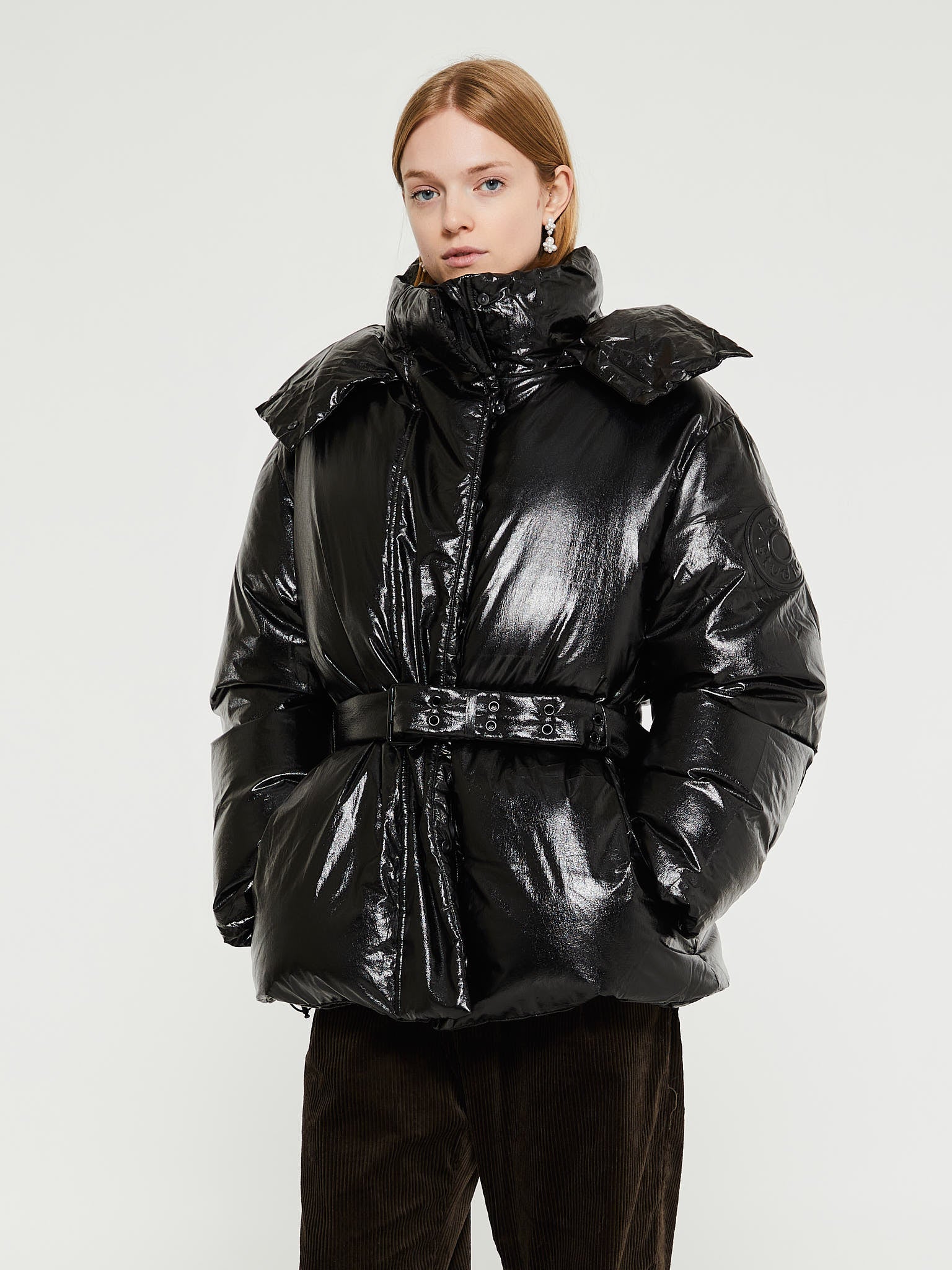 Acne Studios - Hooded Puffer Jacket in Black