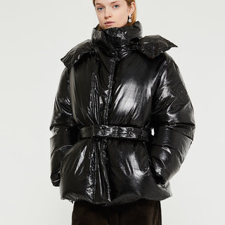 Acne Studios - Hooded Puffer Jacket in Black
