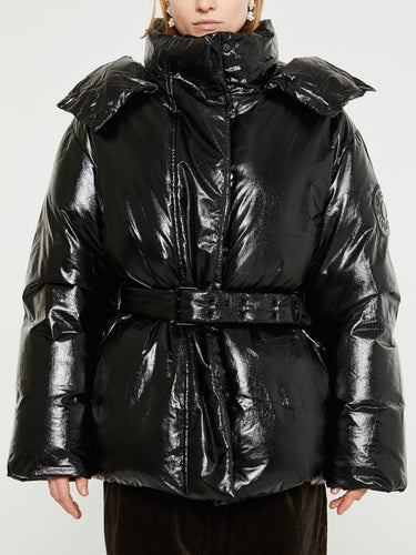 Acne Studios - Hooded Puffer Jacket in Black