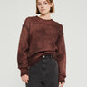 Acne Studios - Sprayed Knit Jumper in Rust Red