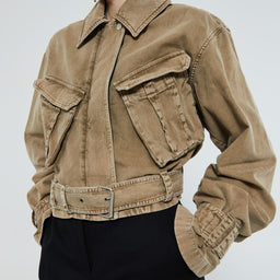 Acne Studios - Canvas Jacket in Light Brown