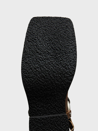 Acne Studios - Leather Buckle Boots in Greige