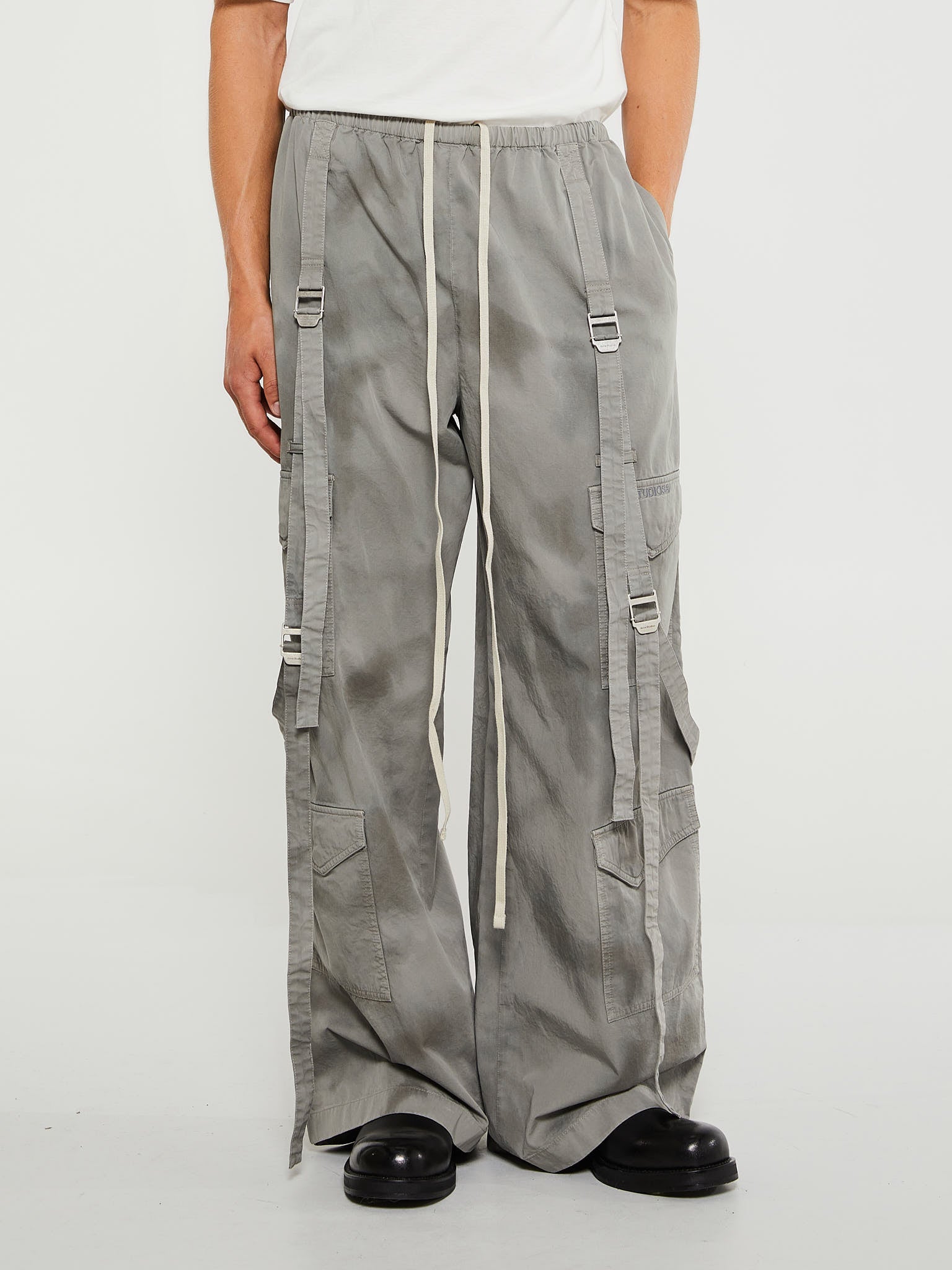 Cargo Trousers in Mid Grey