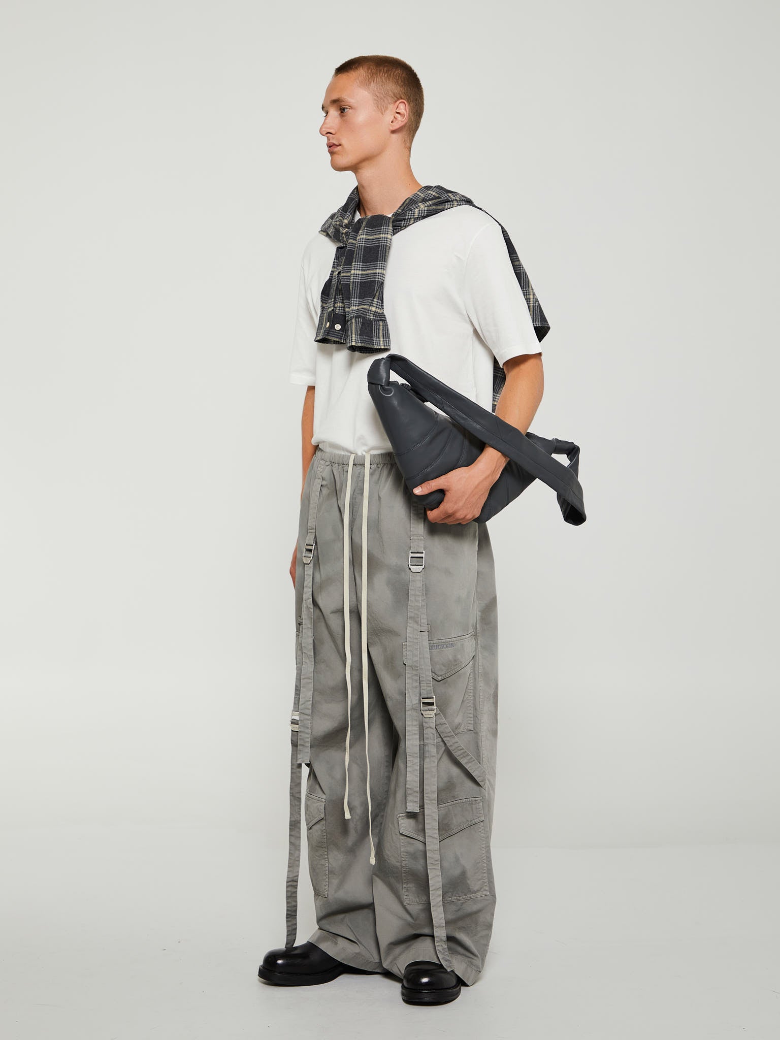 Cargo Trousers in Mid Grey