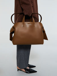 Acne Studios - Musubi Midi Tote Bag in Camel Brown