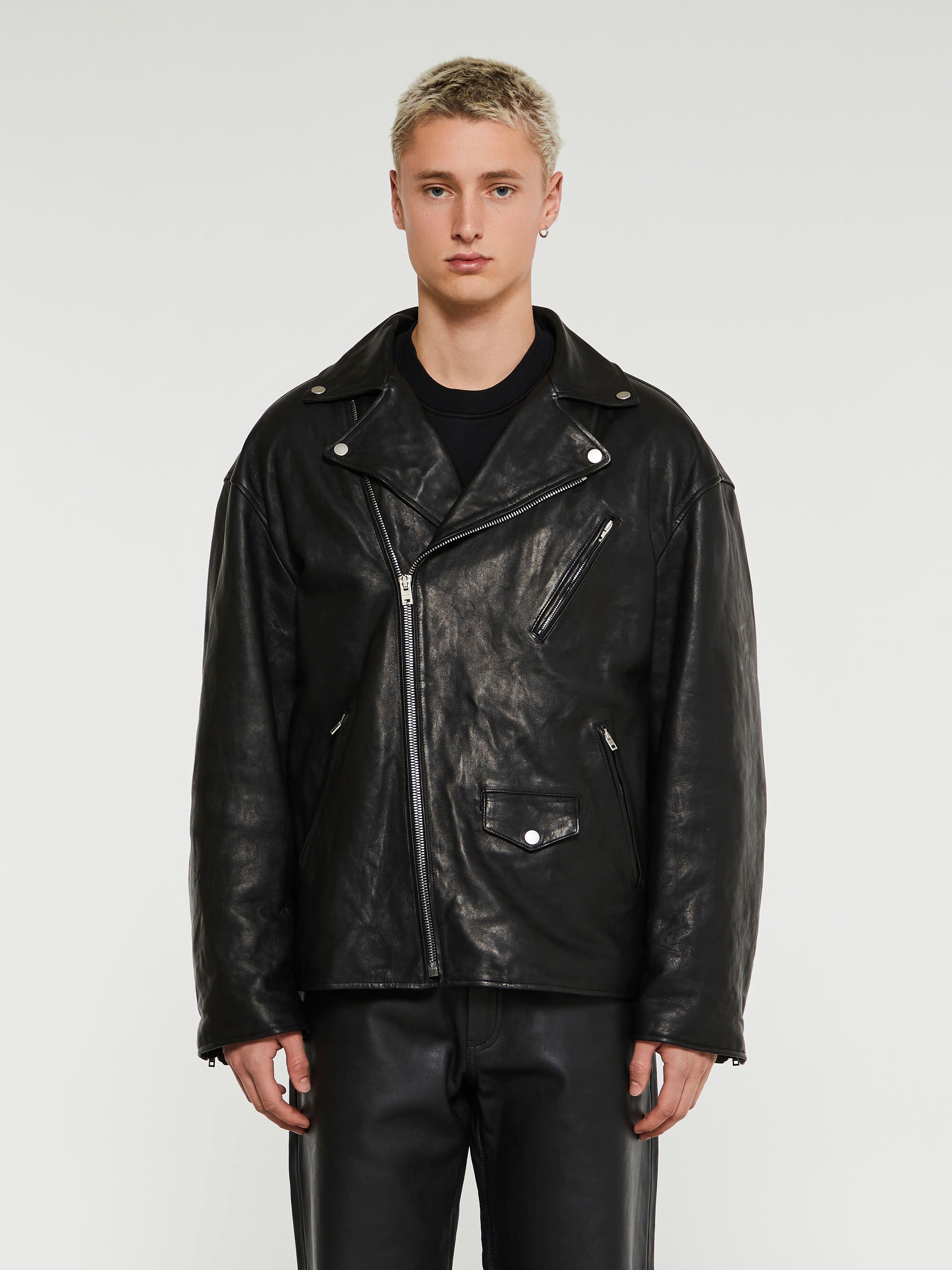 Acne Studios - Leather Jacket in Black