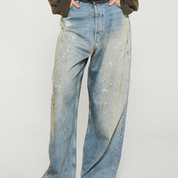 Acne Studios - 2023F Super Baggy Fit Jeans in Light Blue