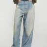 Acne Studios - 2023F Super Baggy Fit Jeans in Light Blue