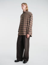 Acne Studios - Setar LS Check Flannel in Green Multi