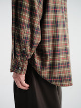 Acne Studios - Setar LS Check Flannel in Green Multi