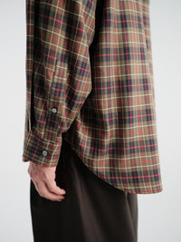 Acne Studios - Setar LS Check Flannel in Green Multi