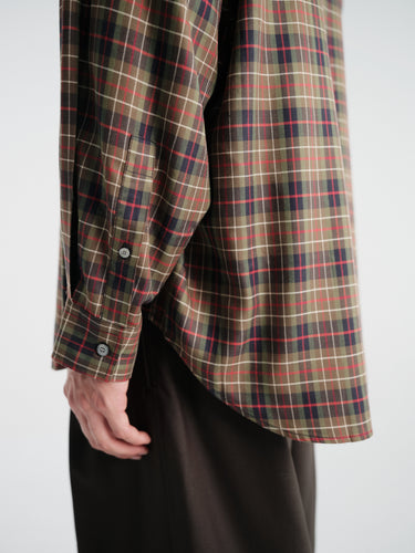 Acne Studios - Setar LS Check Flannel in Green Multi