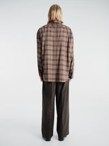 Acne Studios - Setar LS Check Flannel in Green Multi