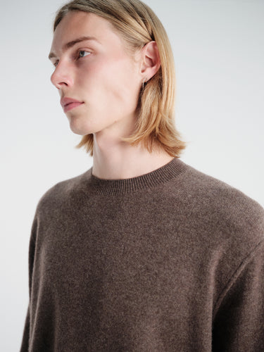 Acne Studios - Klimis Cashmere Knit in Walnut Brown