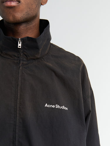 Acne Studios - Logo Zipper Jacket in Black