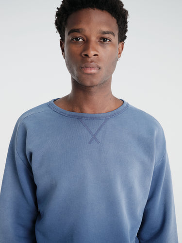 Acne Studios - Sprayed Logo Sweatshirt in Navy