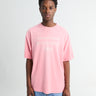 Acne Studios - Sprayed Logo T-shirt in Tango Pink
