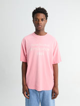 Acne Studios - Sprayed Logo T-shirt in Tango Pink