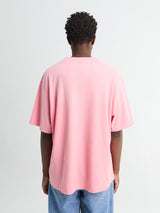 Acne Studios - Sprayed Logo T-shirt in Tango Pink