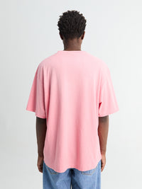 Acne Studios - Sprayed Logo T-shirt in Tango Pink