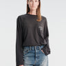 Acne Studios - Relaxed Fit Logo T-Shirt in Faded Black