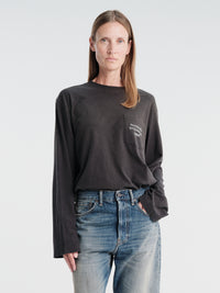 Acne Studios - Relaxed Fit Logo T-Shirt in Faded Black