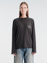 Acne Studios - Relaxed Fit Logo T-Shirt in Faded Black
