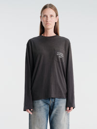 Acne Studios - Relaxed Fit Logo T-Shirt in Faded Black