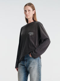 Acne Studios - Relaxed Fit Logo T-Shirt in Faded Black