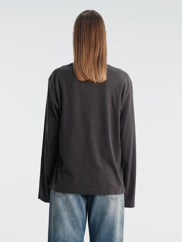 Acne Studios - Relaxed Fit Logo T-Shirt in Faded Black
