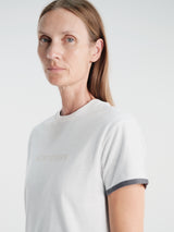 Acne Studios - Layered T-shirt with Logo in White and Grey