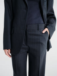 Acne Studios - Rw-Wn-Trou000104 in Black/Teal Blue