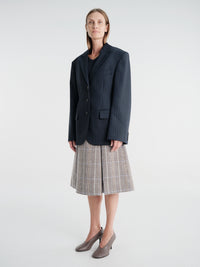 Acne Studios - Rw-Wn-Suit000060 in Black/Teal Blue