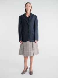 Acne Studios - Rw-Wn-Suit000060 in Black/Teal Blue
