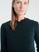 Acne Studios - Rw-Wn-Knit000034 in Dark Green