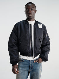 Acne Studios - Orby Bomber Nylon Twill in Evening Blue
