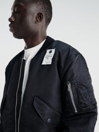 Acne Studios - Orby Bomber Nylon Twill in Evening Blue