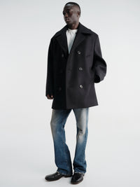 Acne Studios - Otana Clean Wool Coat Blend in Black
