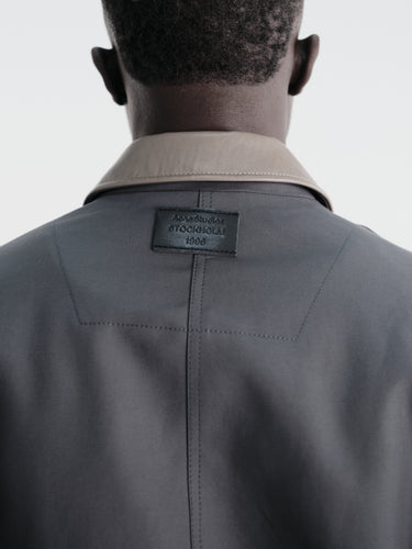 Acne Studios - Opado Double Cotton Satin Jacket in Carbon Grey