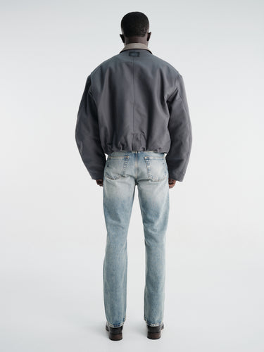 Acne Studios - Opado Double Cotton Satin Jacket in Carbon Grey